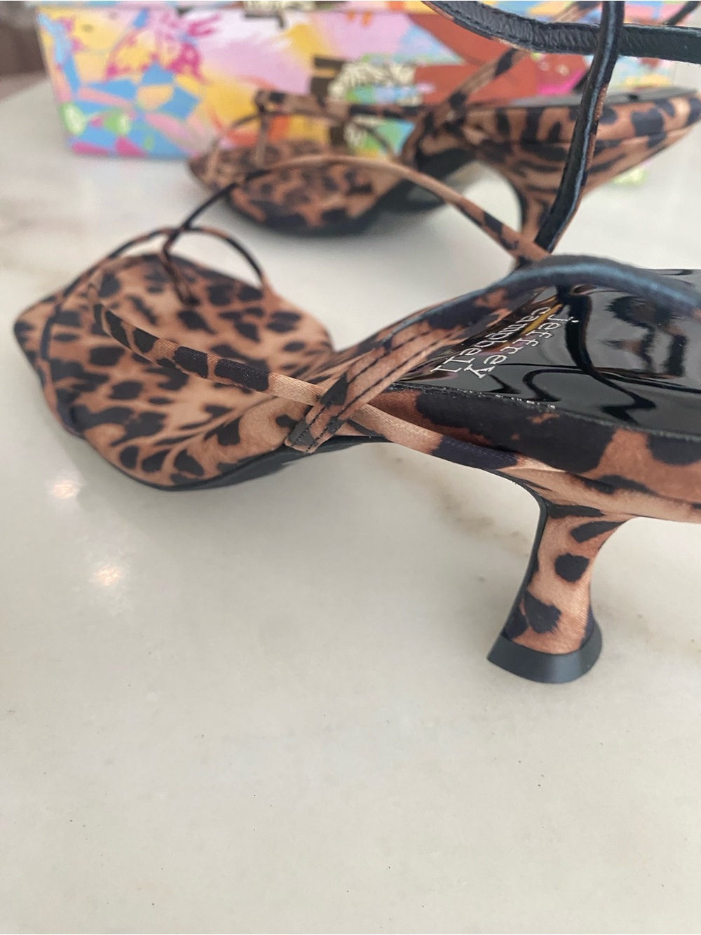 JEFFREY CAMPBELL Fluxx Heels - Cheetah. Size: 7 - Picture 9 of 16